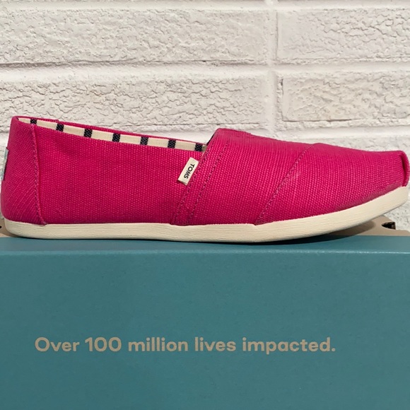Toms Shoes - Toms Alpargata Bright Fuchsia Heritage Canvas